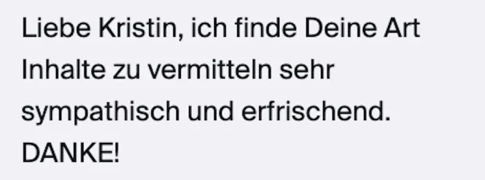 Stimme aus dem Event