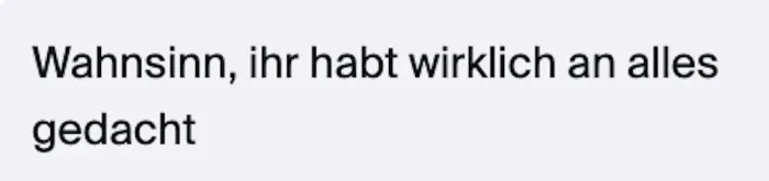 Stimme aus dem Event