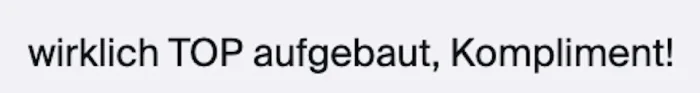 Stimme aus dem Event
