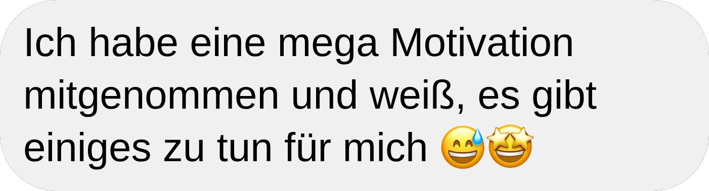 Stimme aus dem Event