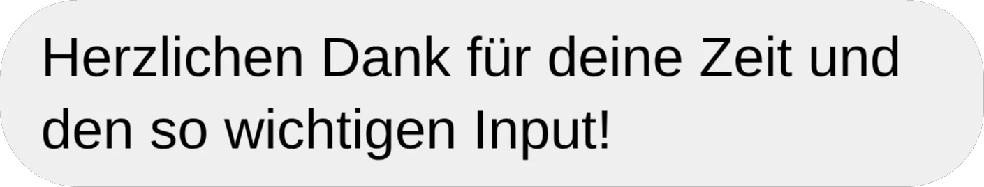 Stimme aus dem Event