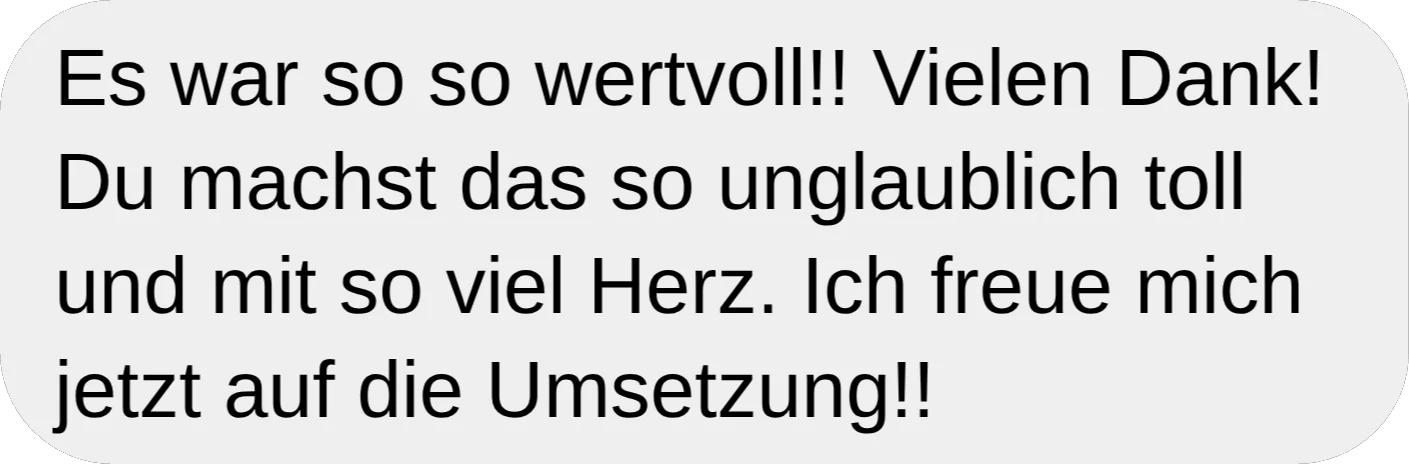 Stimme aus dem Event