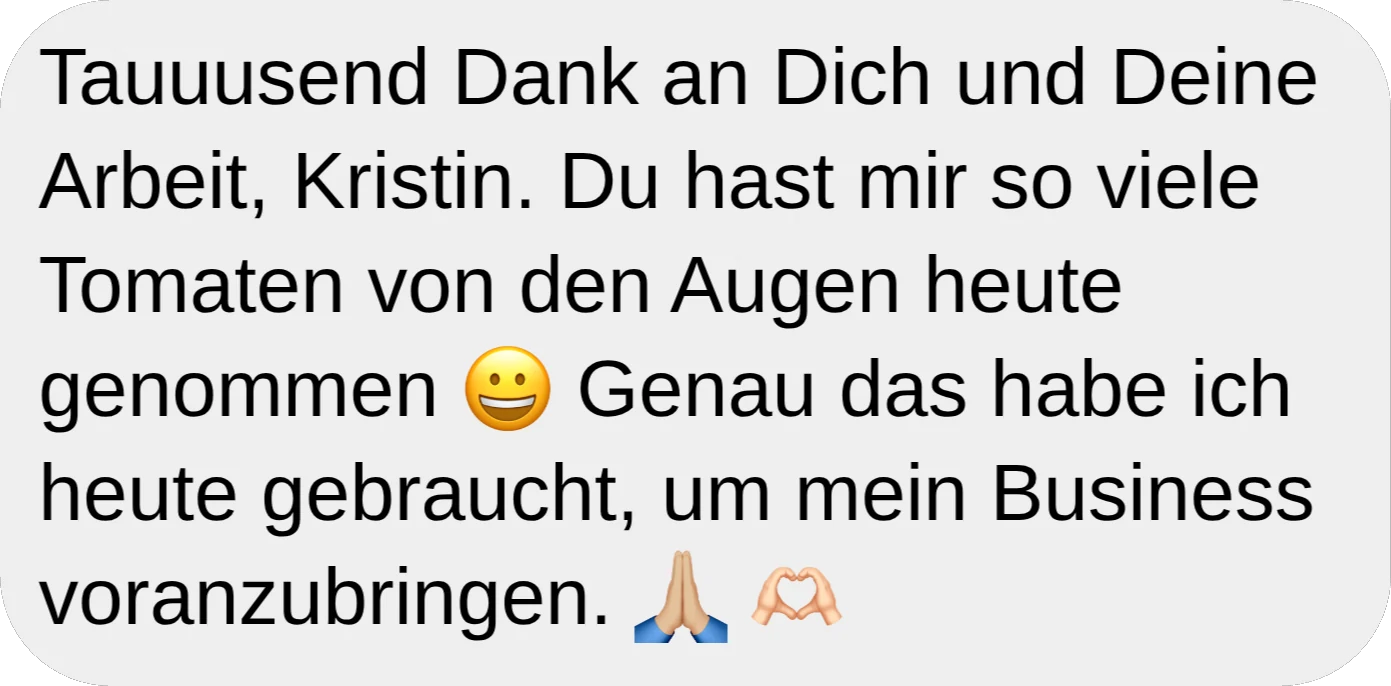 Stimme aus dem Event