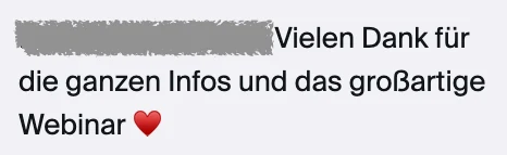 Stimme aus dem Event